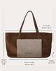 Liffner Tote taske Mega Sprout Dark Brown ONESIZE