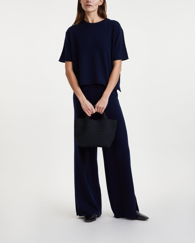 LISA YANG T-Shirt Cila Cashmere Navy 0 (XS-S)