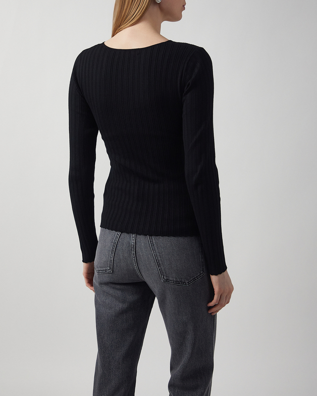 Andiata Top Polly Knit White L