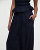 Wakakuu Icons Byxor Lincoln Linen  Navy XS