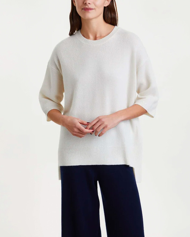 LISA YANG Sweater Camille White 1 (S-M)