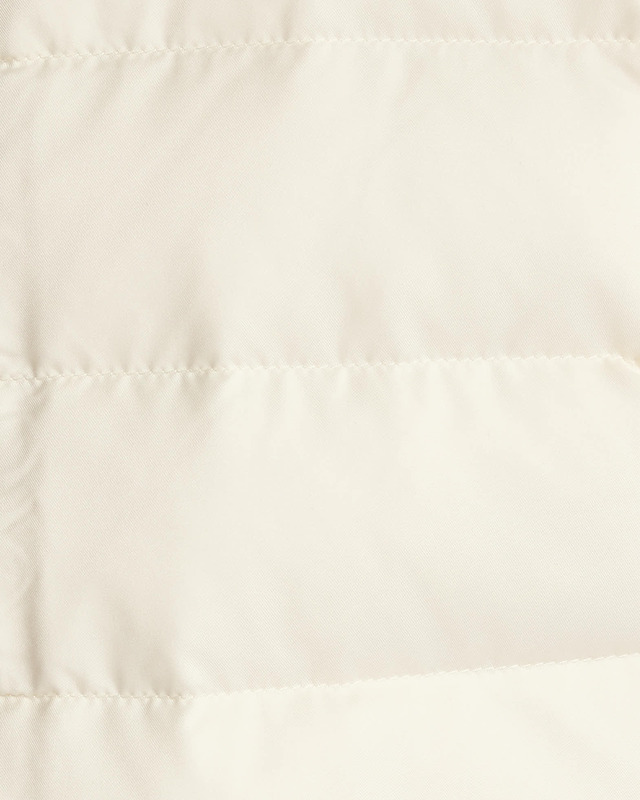Moncler Cardigan Quilted Front Ivory S