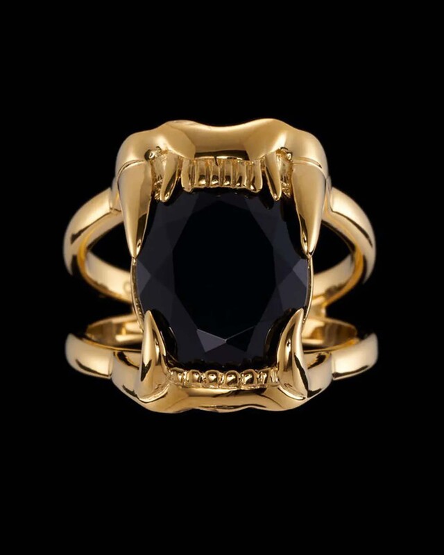 Maria Nilsdotter Jaw Stone Ring  Guld S