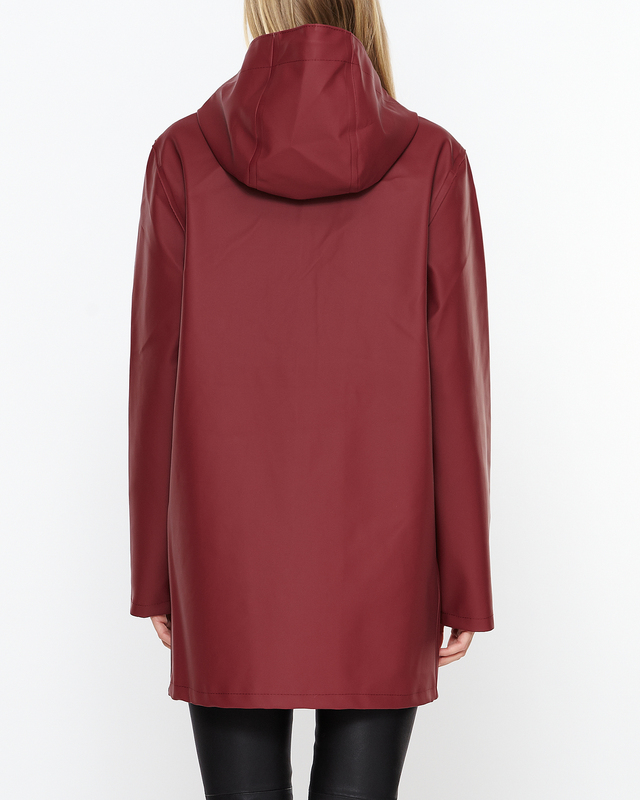 Stutterheim Regnrock Stockholm  Vinröd XXL