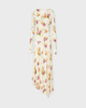 Acne Studios Klänning Asymmetrical Midi Print  Rosa/lila L