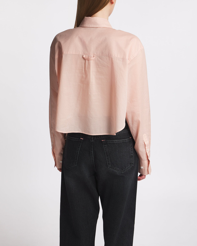 Acne Studios Shirt Embroidery Logo Ljusrosa 42