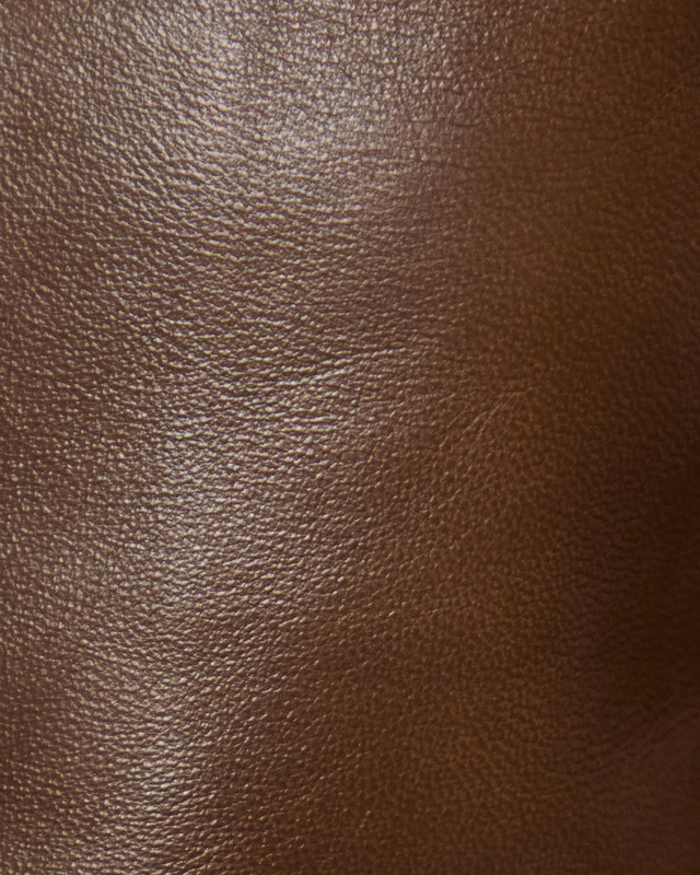 Theory Jacka Leather Boxy  Brun M