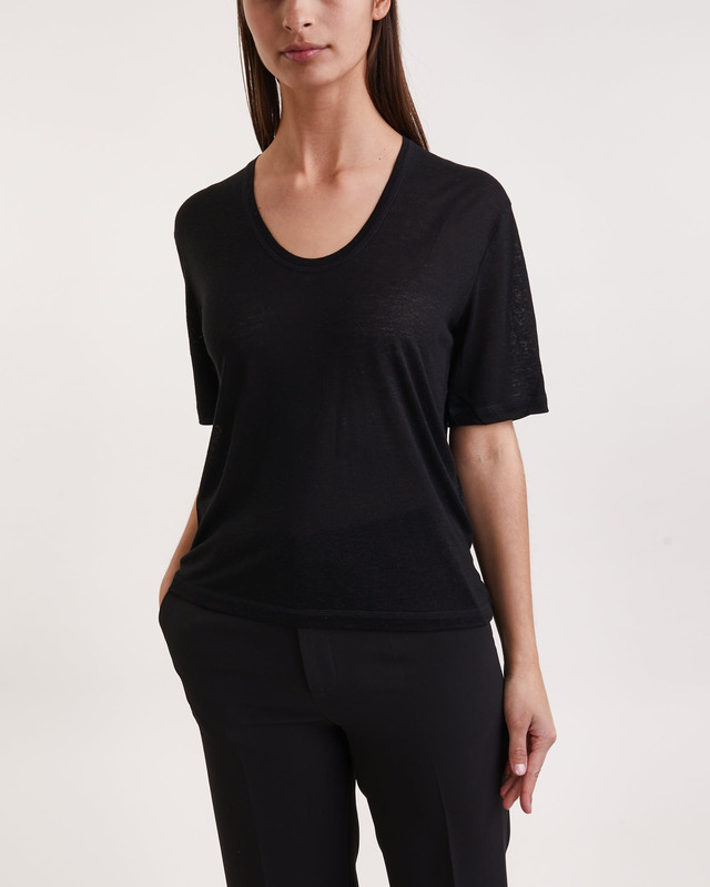 By Malene Birger T-Shirt Amaringa Black M