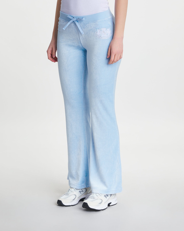 Juicy Couture Trousers Heritage Dog Crest Kaisa Light Blue M