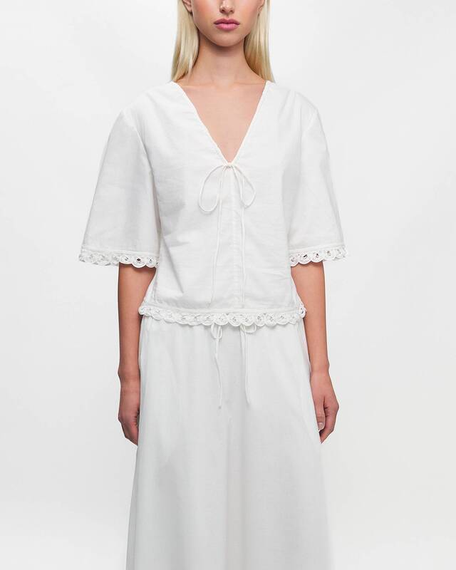 By Malene Birger Top Ulrikke White 36