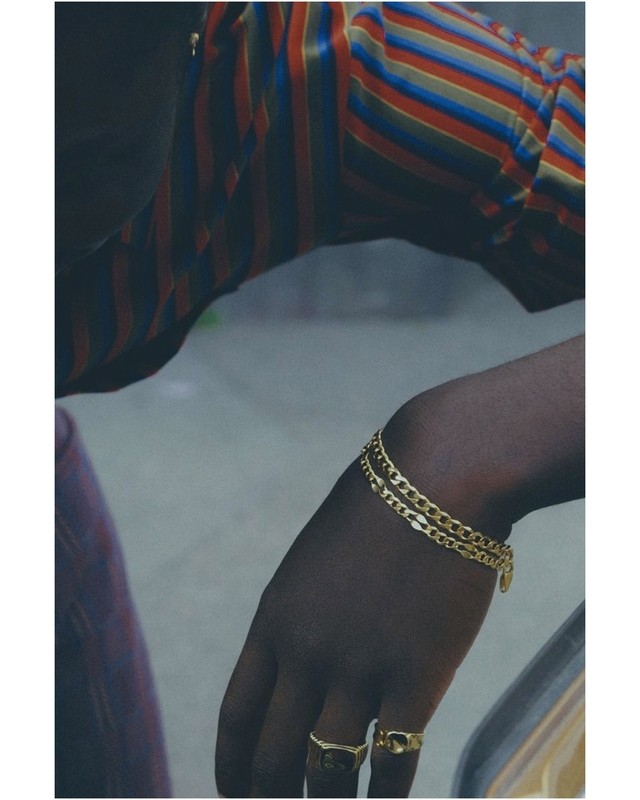 Maria Black Bracelet Dean Medium Guld S