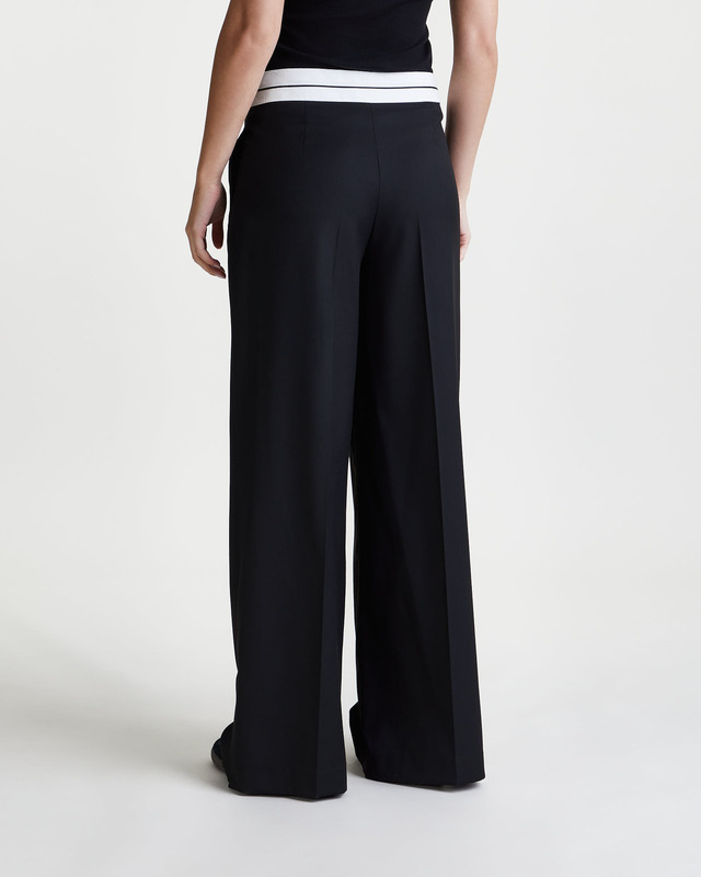 The Garment Trousers Pluto Wide Black UK 6 (EUR 34)