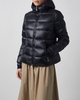 Moncler Jacket Glesse Hooded Short Down Black MONCLER 2 (M)