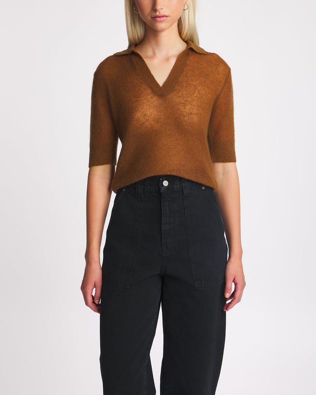Max Mara Studio Top Pablo Tobacco L