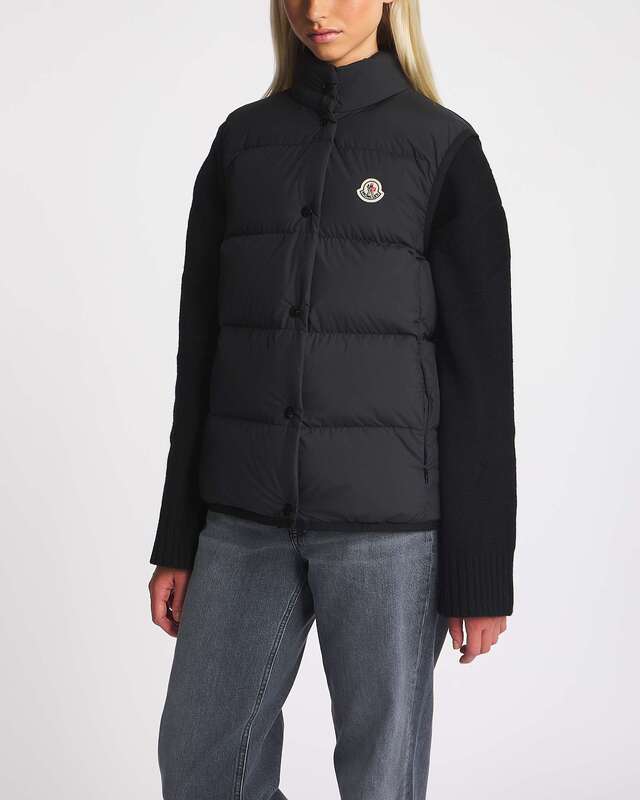 Moncler Vest Badia  Black MONCLER 2 (M)