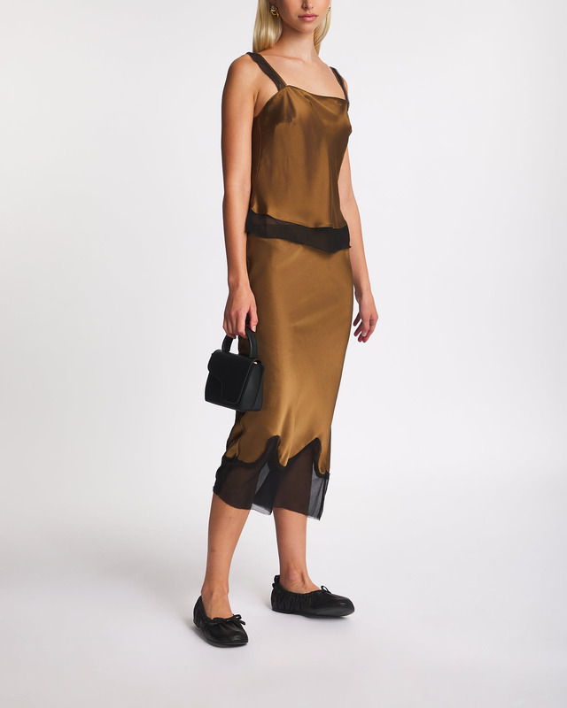 The Garment Skirt Catania Midi Oliv UK 10 (EUR 38)