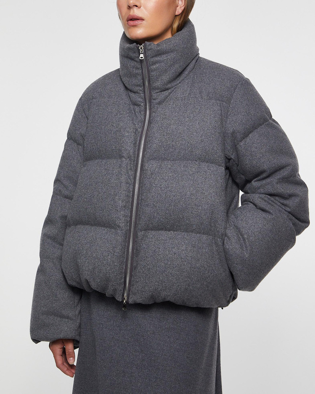 Wakakuu Icons Jacka Storm Puffer Wool Grå M