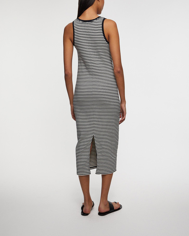 Anine Bing Dress Alessia Tank Midi Black/White L