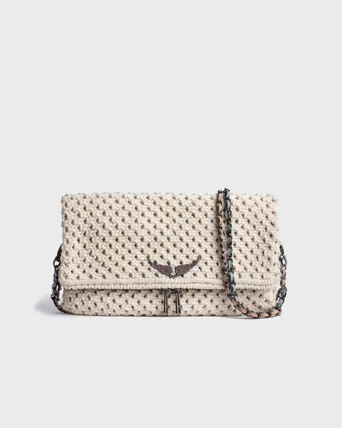 Bag Rock Macramé Clutch White ONESIZE 1