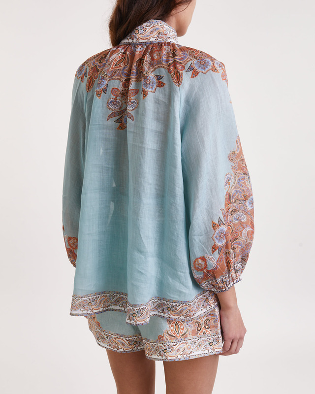 Zimmermann Blus Billow Mint 2 (M-L)