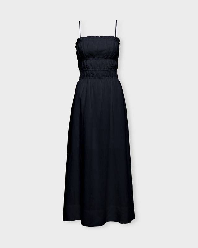 Wakakuu Icons Klänning Verona Linen Navy XS