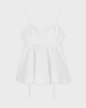 RÓHE Top Bustier Peplum White 36