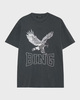ANINE BING T-shirt Lili Retro Eagle Washed black L