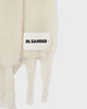 Jil Sander Scarf Plain Label White ONESIZE