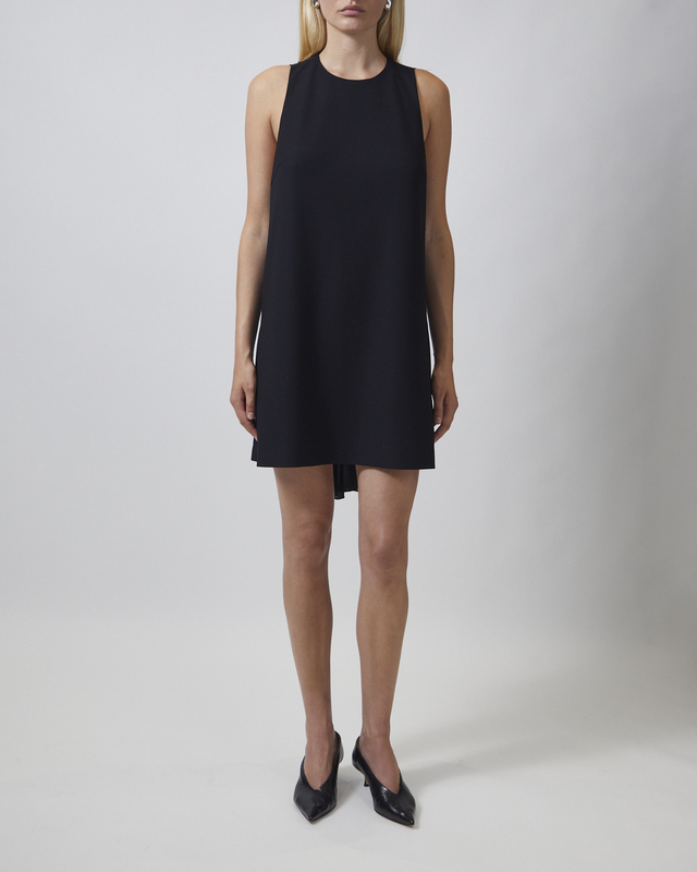 ROTATE  Kjole Crepe Mini A-Line Black 36