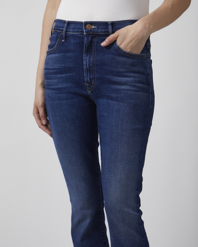 Mother Denim Jeans The Hustler Ankle Taking Chance Mid blue  30