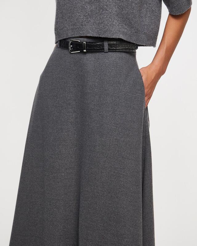 Wakakuu Icons Kjol Rio Wool Blend Grå S