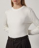 Filippa K Top Soft Ribbed Jersey Offwhite S
