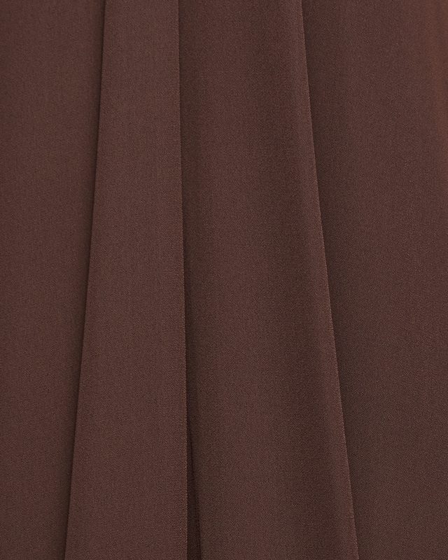 Malina Klänning Sabrina Halterneck Ruffled Midi Brun XXS