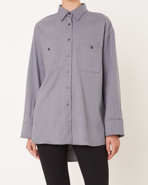Shirt Sandie Flannel Grey 1