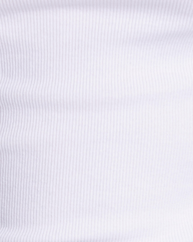 RÓHE Top Ribbed Cotton Crewneck White 36