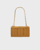 Cult Gaia Backgammon Clutch Natural ONESIZE