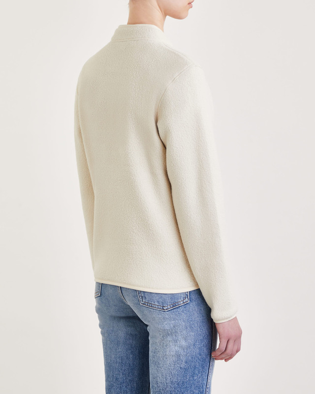 Peak Performance Cardigan W Fleece Snap Sand L