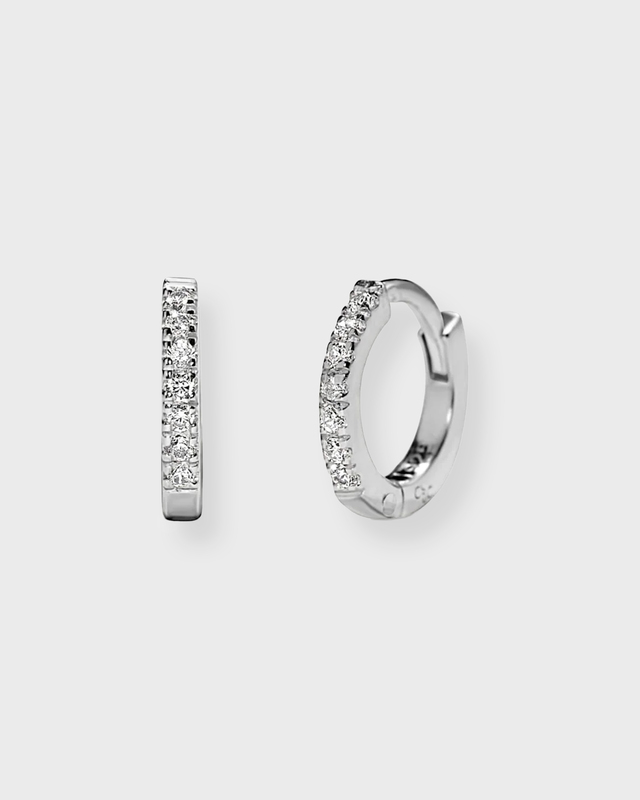 CBYC Earrings Petite Huggies Silver ONESIZE