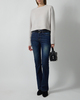 Soft Goat Top Cashmere Light Gray L