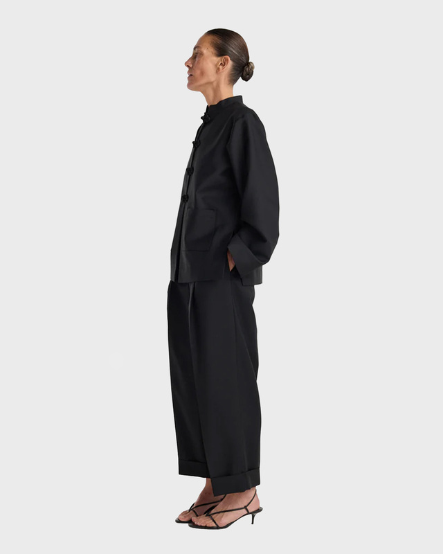 RÓHE Jacket Pankou Closure Black 34