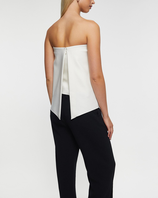 Dagmar Top Rouched Tube White 36