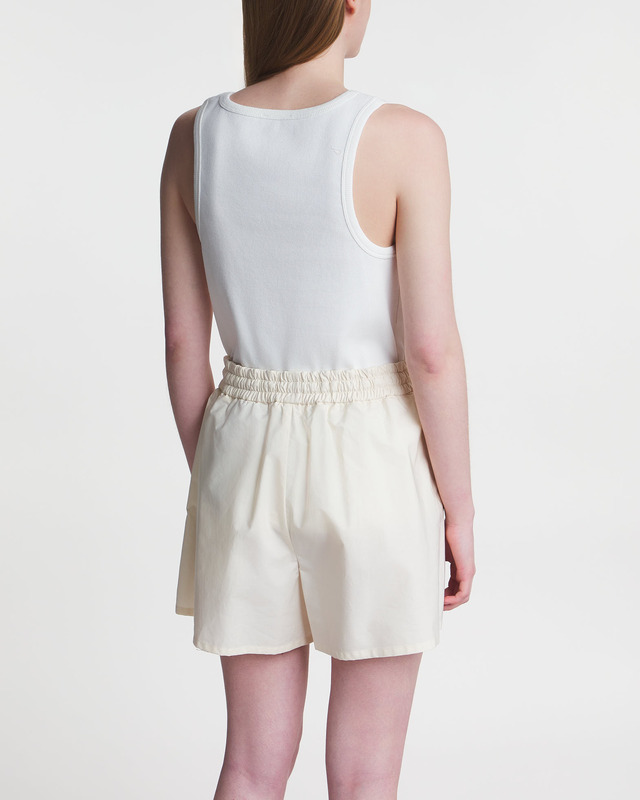 Moncler Shorts Viscose Tie-String White FR 40 (EUR 38)