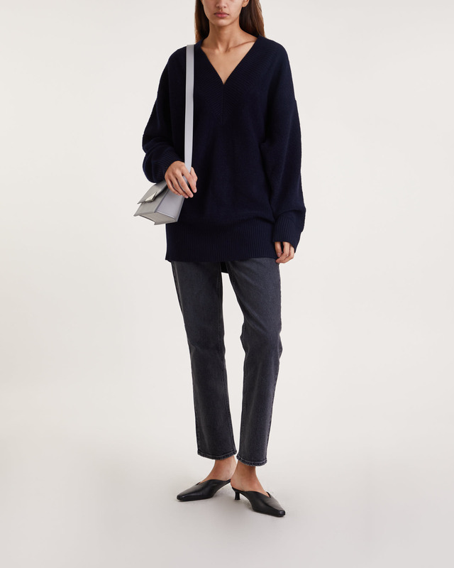 Filippa K Tröja Boucle  Navy M
