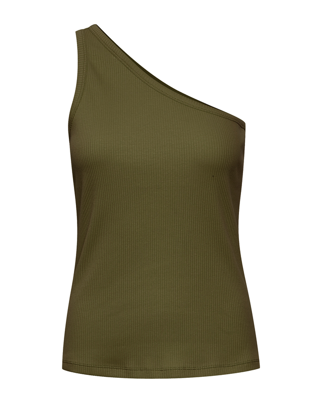 Gestuz Topp RollaGZ One Shoulder Grön M