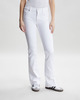 7 For All Mankind Jeans Bootcut Mid Waist White 28