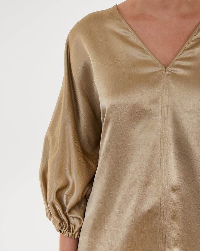 By Malene Birger Blouse Shirt Piamontes Beige 42