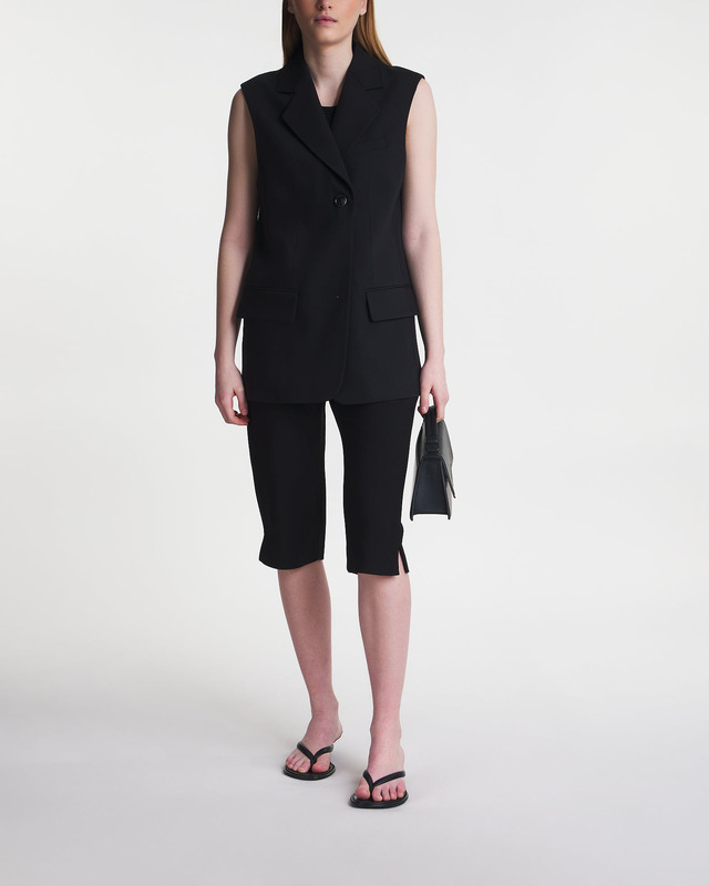 Teurn Studios Byxor Tailored Capri Svart 40