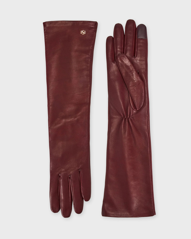Handsome Stockholm Gloves Essentials Long Vino Vinröd L