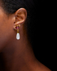 Maria Nilsdotter Earring Claw Drop Gold Guld ONESIZE