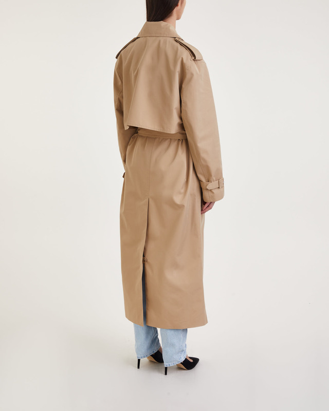 Filippa K Trench Coat Oversized  Sand 38